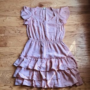 Banana Republic Dusty Rose / Pink 100% Silk Dress